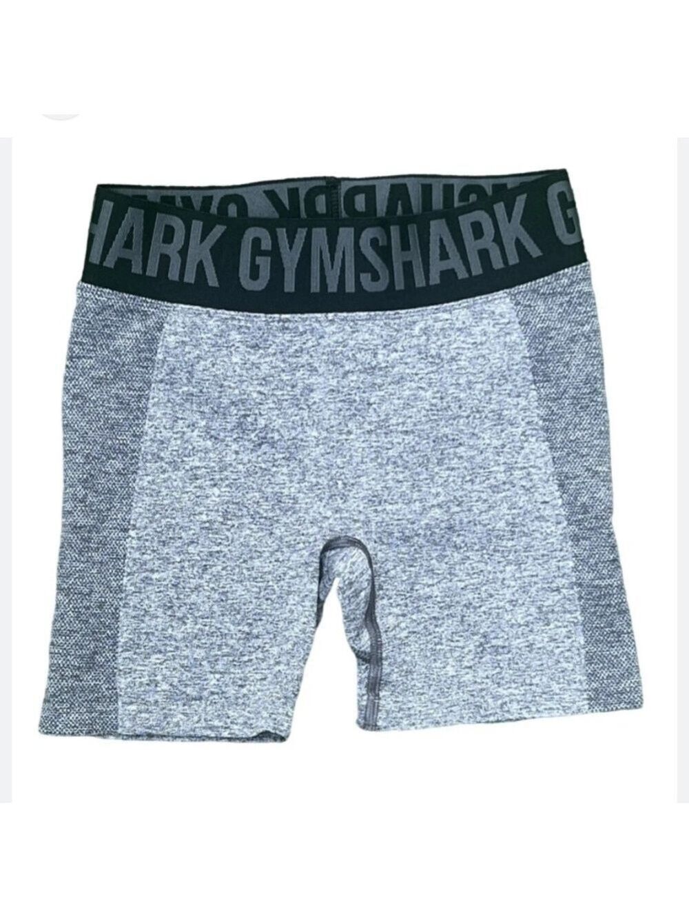 GYMSHARK Womens Flex Shorts Grey Marl/Light Grey XS Booty Boosting/SO Flattering